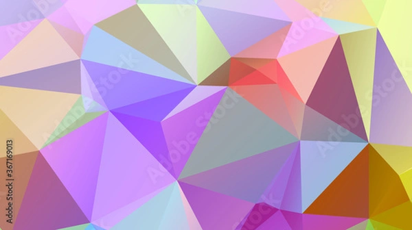 Fototapeta Light luxury Gold vector polygon abstract layout , Low Poly Background . vector blurry triangle texture. Brand new colorful illustration in with gradient. Brand new style for your business design.