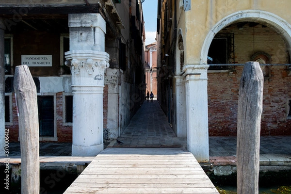 Fototapeta Canals and streets of Venice