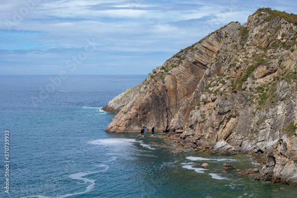 Fototapeta asturias  mar y montaña