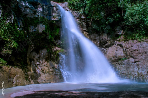 Obraz waterfall in the forest