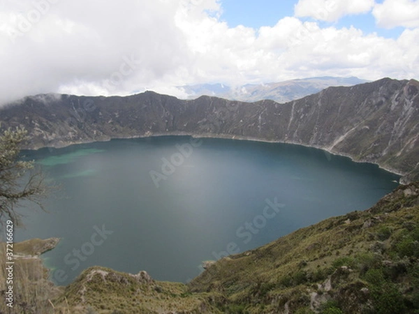 Fototapeta QUILOTOA.  ECUADOR