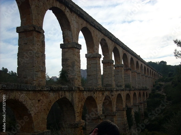 Fototapeta roman aqueduct pont du gard