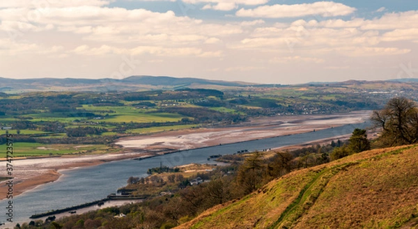 Fototapeta The River Clyde, West Scotland, UK