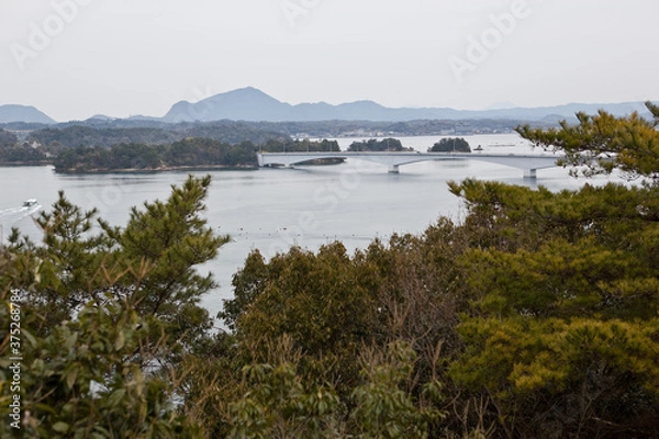 Obraz 天草の松島展望台より島原湾を望む