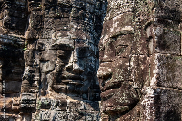 Fototapeta Gesichter des Bayon