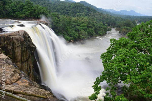 Fototapeta Athirappilly Water Falls in Kerala India