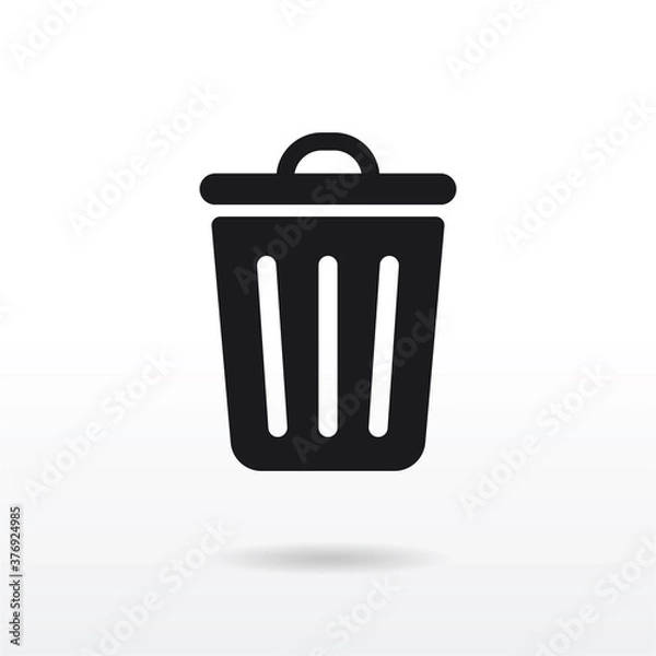 Fototapeta Trash can icon . Garbage sign