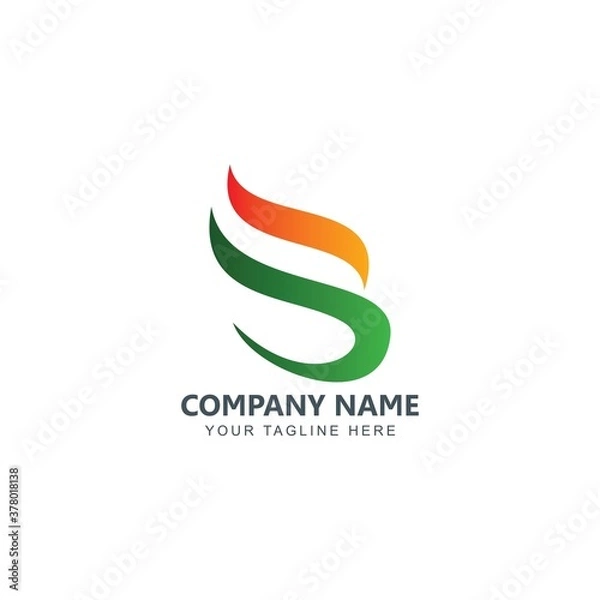 Obraz  Initial S Logo Design inspiration vector