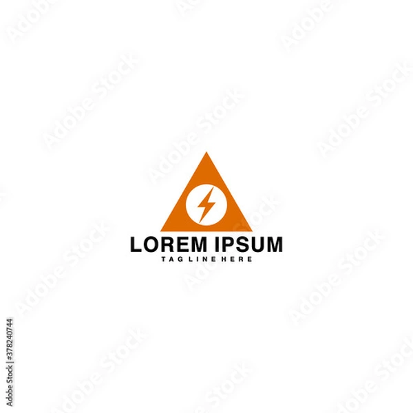 Fototapeta Power Energy Logo Design Element
