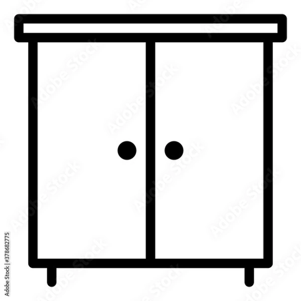 Fototapeta furniture outline style icon. suitable for your creative project.