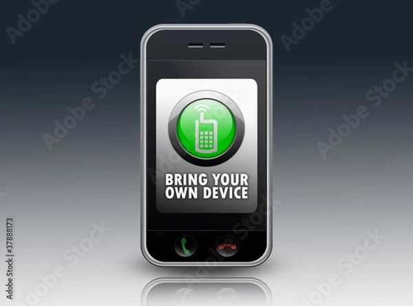 Fototapeta Smartphone "BYOD - Bring Your Own Device"