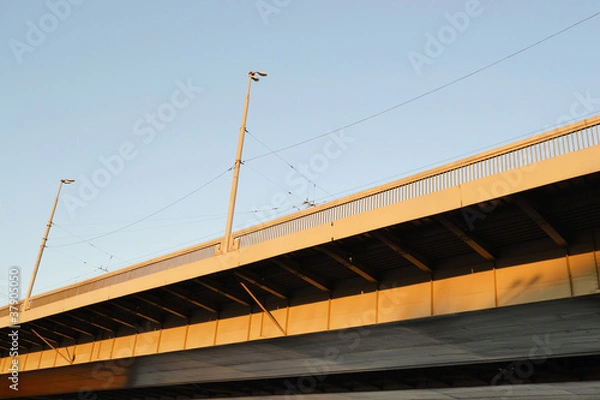 Fototapeta Fragment of Volodarsky bridge, St.Petersburg