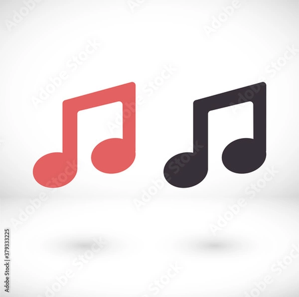 Fototapeta Vector music Icon vector . lorem ipsum Flat Design JPG