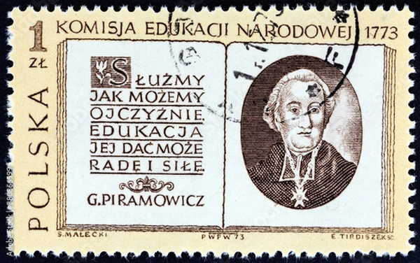 Fototapeta Grzegorz Piramowicz and Title Page (Poland 1973)