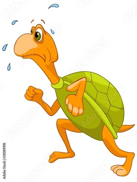 Fototapeta Cartoon Character Turtle