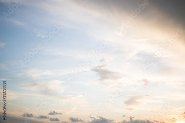 Fototapeta clouds and sun