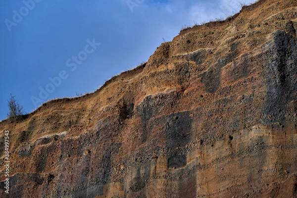 Fototapeta Caldera of an extinct volcano