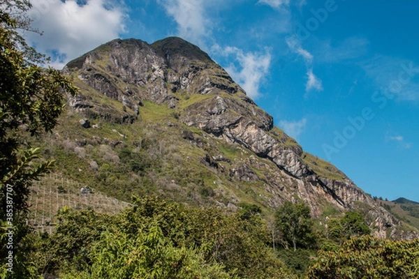 Fototapeta beautiful Colombian mountains, in Antioquia