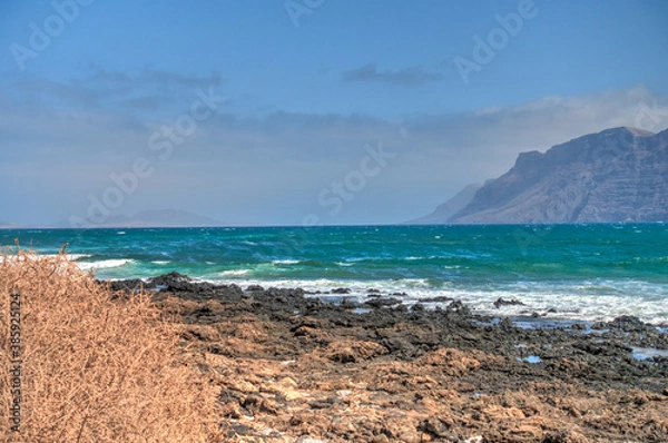 Fototapeta Caleta de Famara, Lanzarotea