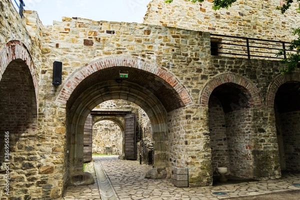 Fototapeta Fortress of Suceava. The Citadel of Suceava. Romania