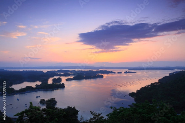 Fototapeta 奥の細道　松島の夕景