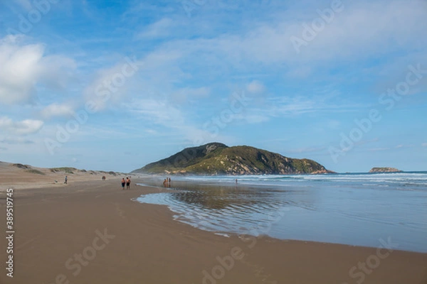 Fototapeta Praia do Santinho,  Florianópolis, praia tropical, Santa Catarina, Brasil, florianopolis, 