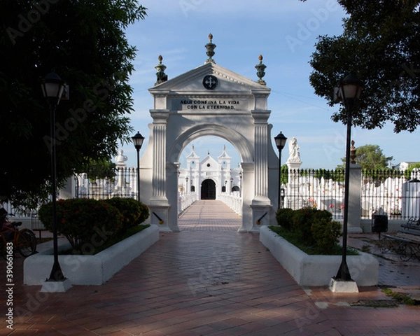 Fototapeta 

cover of the Monpox cemetery in Colombia