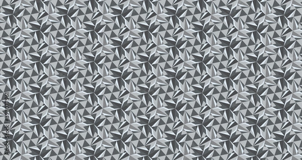 Fototapeta repetitive abstract geometric monochrome pattern-6m1b of the polygon -6m1