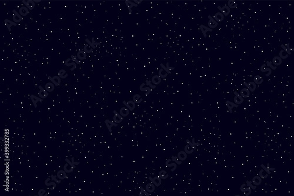 Fototapeta Starry space vector background. Pixel art. Pixel space 8 bit