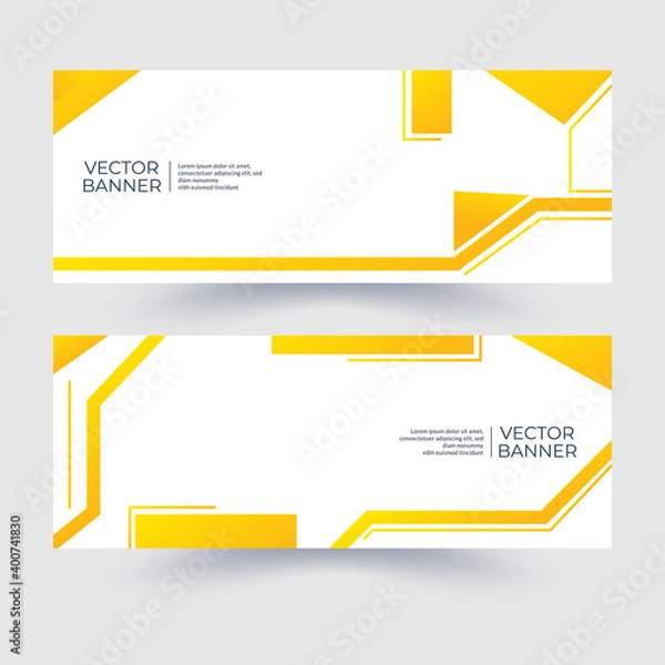 Fototapeta Vector abstract geometric design banner web template. Modern design. Vector illustration