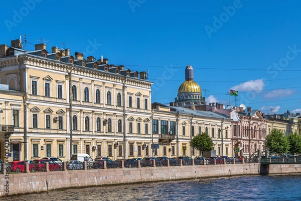 Fototapeta Moyka River in Saint Petersburg, Russia