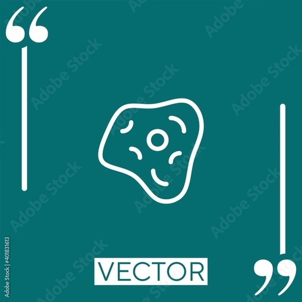 Obraz sample vector icon Linear icon. Editable stroked line