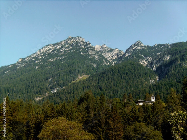 Fototapeta Mountain Kramerspitz in Bavaria, Germany