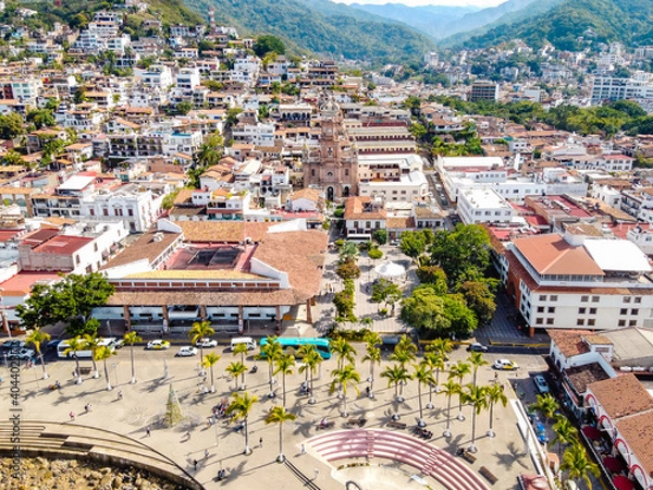 Fototapeta Downtown Puerto Vallarta, Mexico