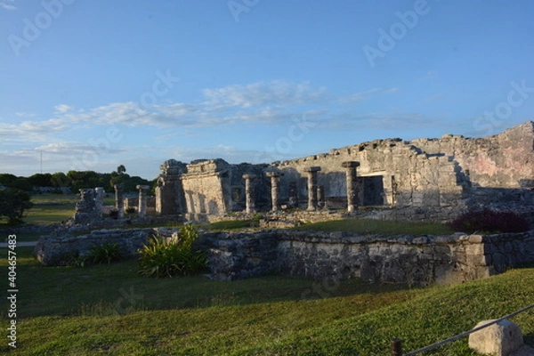 Fototapeta mexico en panoramicas ruinas mayas