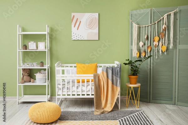 Fototapeta Stylish interior of modern children's room