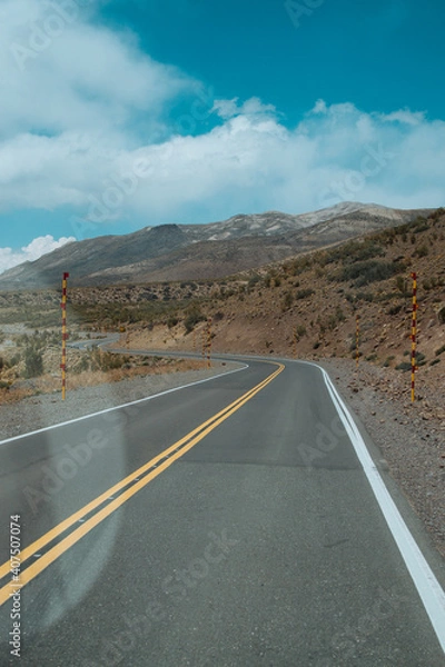 Fototapeta Un pequeño viaje al sur de Mendoza