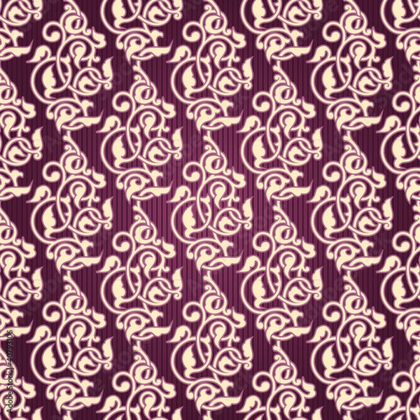 Fototapeta Ornamental seamless wallpaper with arabesques