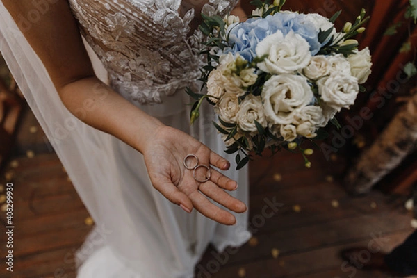 Fototapeta bride and groom