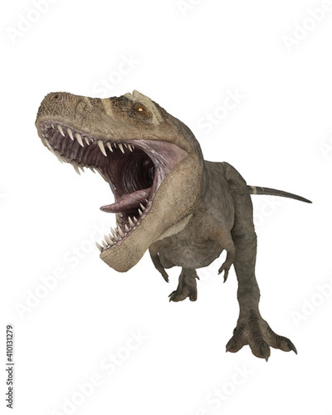 Fototapeta Tyrannosaurus Rex with mouth open.