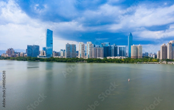 Fototapeta Urban scenery of Huizhou City, Guangdong Province, China