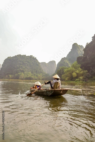 Fototapeta paisaje Vietnam tam coc