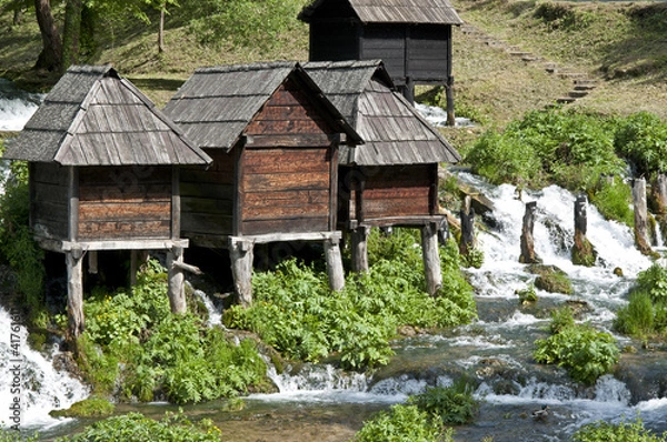 Fototapeta water mill