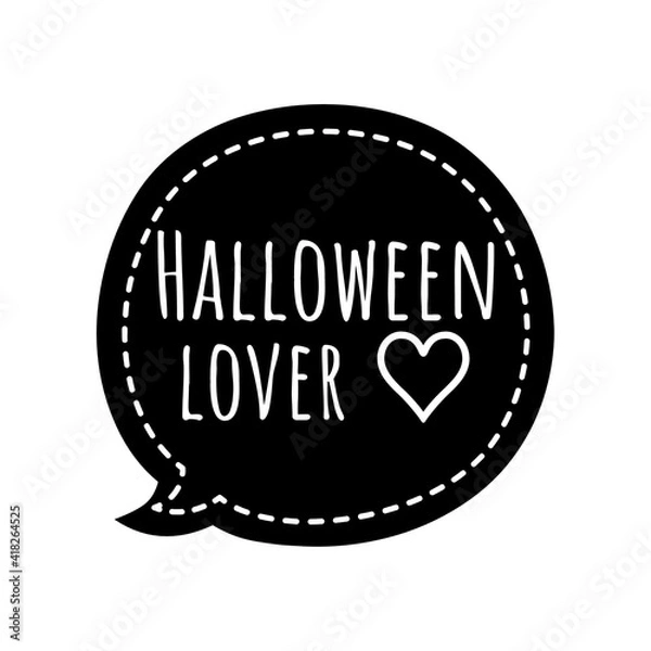 Fototapeta ''Halloween lover'' Lettering