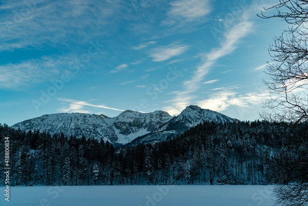 Fototapeta Winterlandschaft am Alatsee