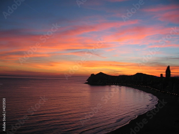 Fototapeta Noche en Poniente