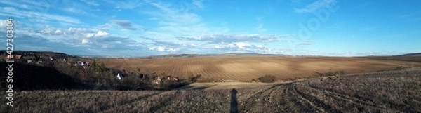 Fototapeta Road to Zadna Hora, Western Slovakia. Holíč Slovakia 