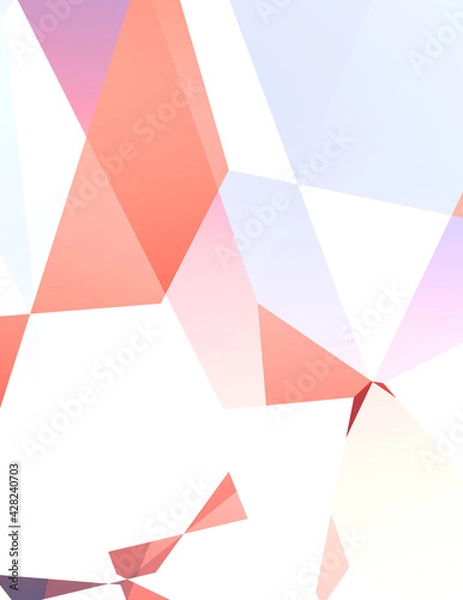 Fototapeta Polygonal background. Abstract geometric wallpaper. Geometrical colorful shapes.