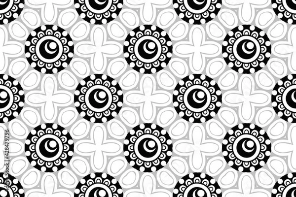 Fototapeta Islamic Ornament Pattern. Vintage decorative elements