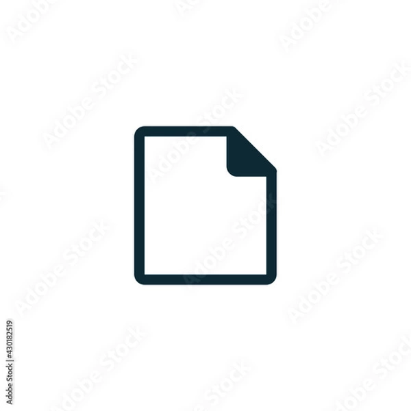 Obraz document icon vector 